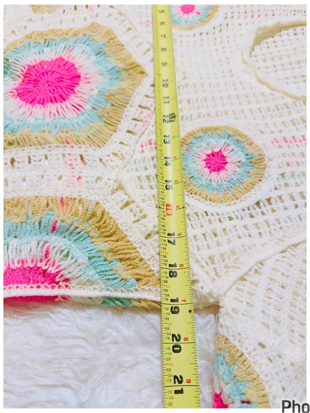 Zara Boho Crochet Top L NWOT